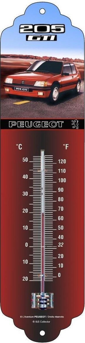 I&S Peugeot 205 GTI Thermometer.