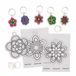 Baker Ross Bloem Super Krimpsleutelhangers - Pack van 8, Pasen Ambachten, Ambacht voor Kinderen (AX884)