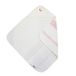 Hippychick HCBABTOWRW babybadhanddoek, wit/rood