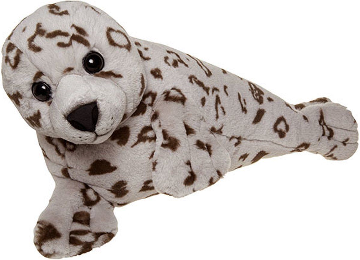 Nature Planet Pluche Grijze Zeehond knuffel 40 cm - Zeedieren speelgoed cadeau