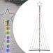 vidaXL LED-kerstboom - 447 LEDs - Kleurrijk - 250 cm