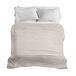 PENSIERI DELICATI Sprei voor tweepersoonsbed, 260 x 280 cm, 100% katoen, patroon Dublin beige