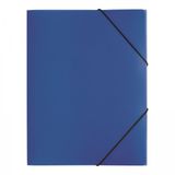 Pagna PP 12 Presentatiemap A4 Polypropyleen Blauw Liggend Drukknoop