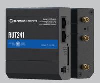 TELTONIKA NETWORKS Teltonika RUT241 - Draadloze router - WWAN 2,4 GHz - 2G, 3G, 4G - monteerbaar op DIN-rails