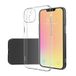 Fresnour iPhone 14 Plus 6,7 inch hoes, bumper cover, transparant, krasbestendige achterkant (kristalhelder)