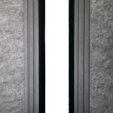 MAUL 9701089 Scheidingswand 1000 x 1820 mm Grijs