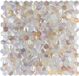 BES LED Zelfklevende Mozaïek Tegel - Afimera Mother of Pearl Hexagon Shell Tiles - Wit - 305x305x3.3mm