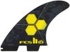 FCS Ii Am Pc L Tri Fins Vin Noir