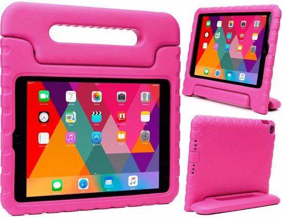 BTH iPad Mini 5 2019 Kids Proof Hoes Case Kidscover Kinderhoesje Roze