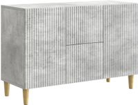 vidaXL Dressoir Betongrijs 89 x 34,5 x 60 cm Bewerkt hout