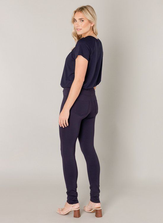 BASE LEVEL Ornika Tregging - Dark Blue - maat 36
