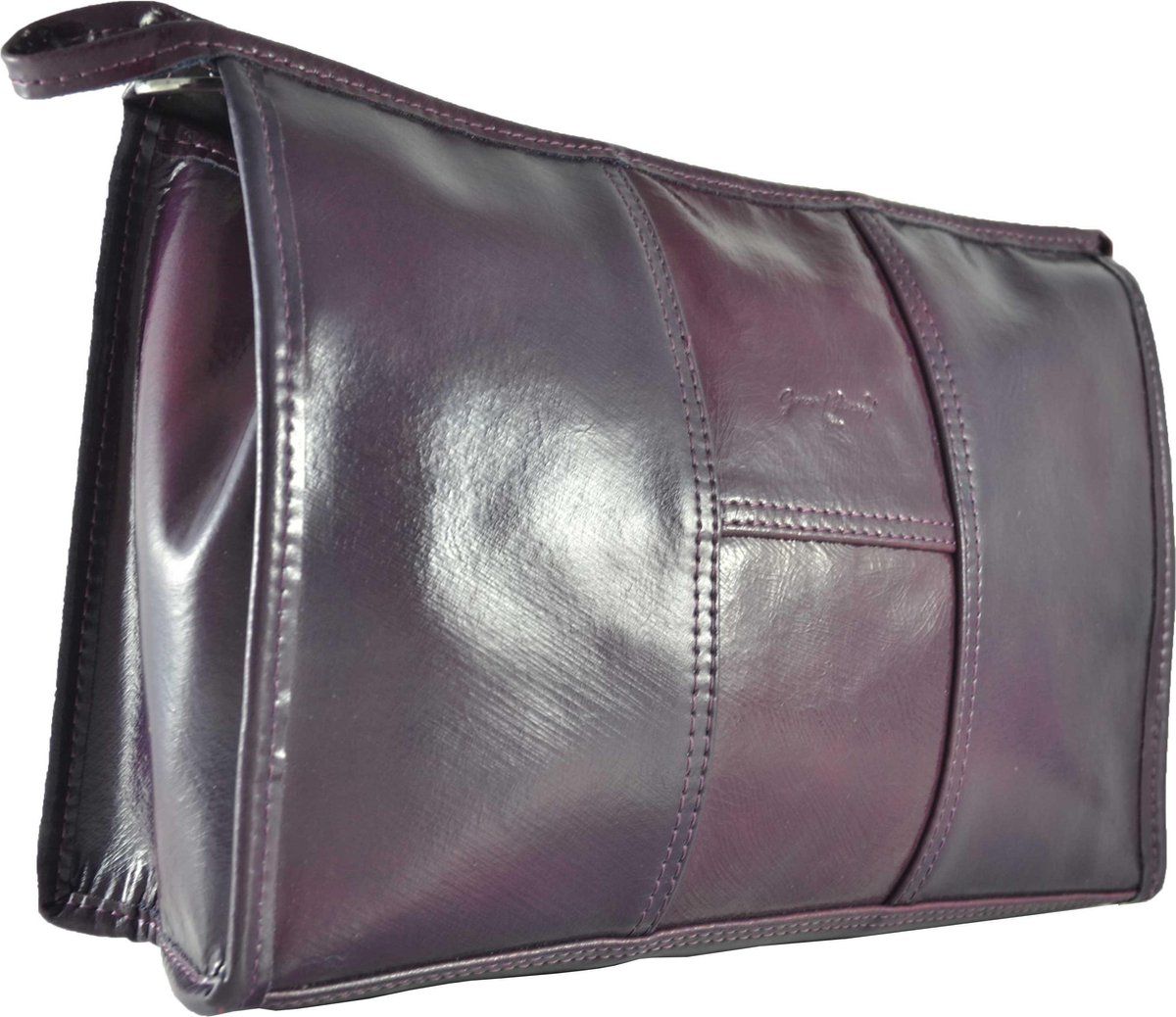Douglas Leer Lak Aubergine Toilettas