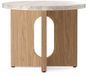 Audo Copenhagen Androgyne Bijzettafel Ø50 Naturel Eiken, Kunis Breccia