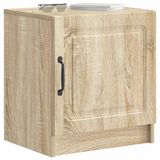 vidaXL Nachtkastje Sonoma Eiken 43 x 34,5 x 47 cm Bewerkt hout