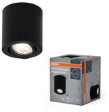 Osram Spot Encastré Rond plafonnier, noir, GU10
