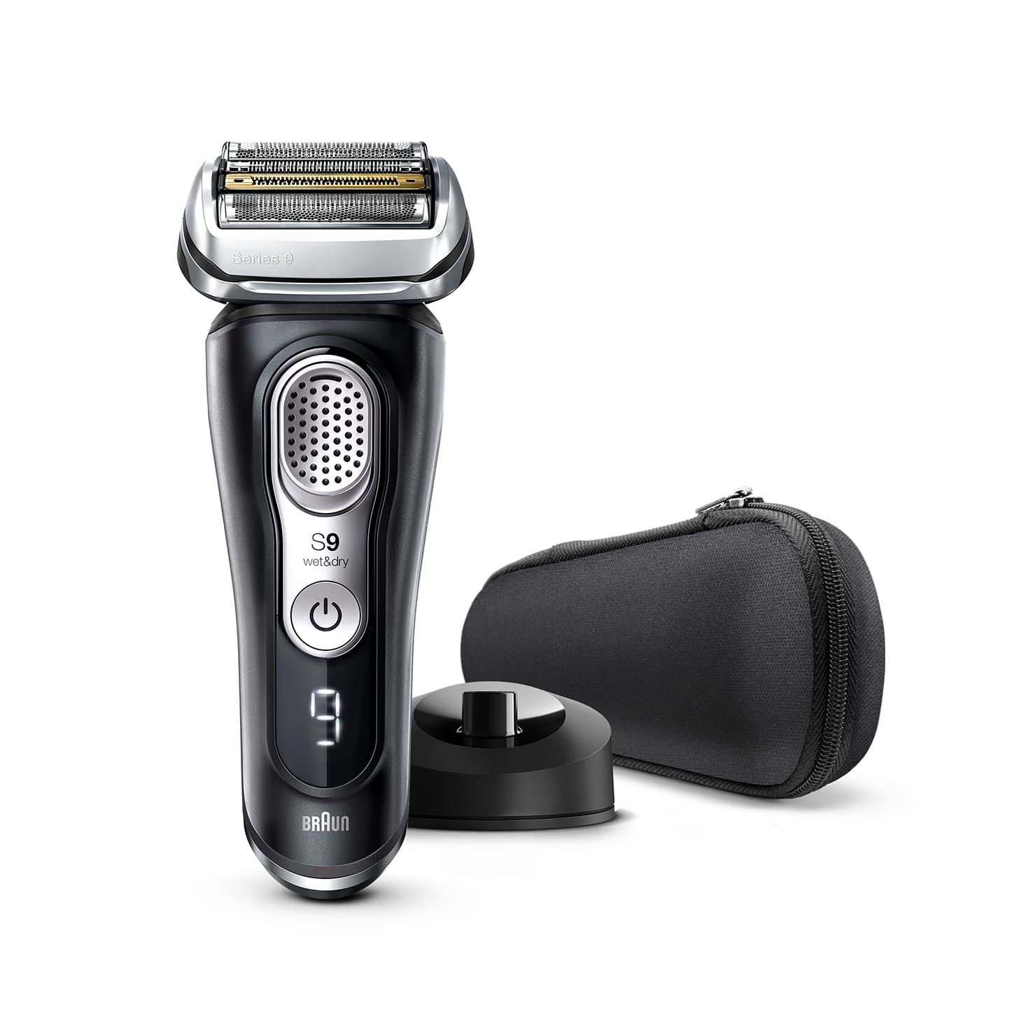Braun Series 9 9340s Elektrisch Scheerapparaat | Zwart | Oplaadstandaard & Etui
