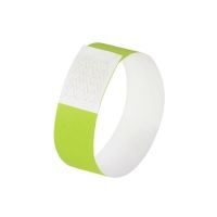 Sigel super soft evenementenbandjes neon groen 120 stuks