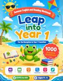 Leap into Year 1 English and Reading - Summer Workbook to Bridge Reception and Year 1