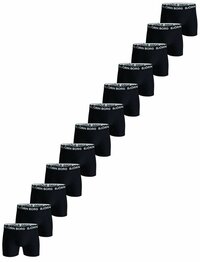 Björn Borg Cotton Stretch Boxershort Heren - Zwart - 12 stuks - Maat L