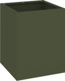 vidaXL Plantenbak Olijf Groen 32 x 32 x 40 cm Koudgewalst staal