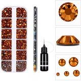 Goodbitz® Rhinestones - 3-delig - Nagelsteentjes - Inclusief lijm