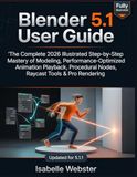 Blender 5.1 User Guide: The Complete 2026 Illustrated Step-by-Step Mastery of Modeling, Performance-Optimized Animation Playback, Procedural Nodes, Raycast Tools & Pro Rendering (Updated for 5.1.1)