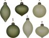 Decoris Kerstbal glas d8 cm a6 D mix