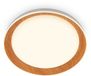 B.K.Licht BRILONER Ijus - LED Plafondlamp met houtdecor - Ø43cm