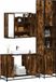 Maison Exclusive - Ensemble de meubles de salle de bain 3 pièces en bois composite chêne fumé