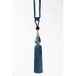 Chic Home ROBERTO Decoratief touw met kwastje, 96 cm, turquoise