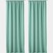 Merkloos Rideaux Prêt à l'emploi 2x 140x250cm Vert menthe Polyester Partiellement occultant