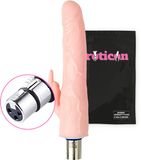 Eroticon Rabbit Dildo - 12.5 CM - Skin-colored Silicone - Bendable - Waterproof