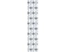 Ambiance Sticker Voorgelijmd vliesbehang - RETRO DIAMANTPATROON IN BLAUWTINTEN - 1 rol van 300x60cm
