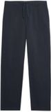 Lyle & Scott Chino broek Drawstring Tapered donkere marine Katoen W34 X L30
