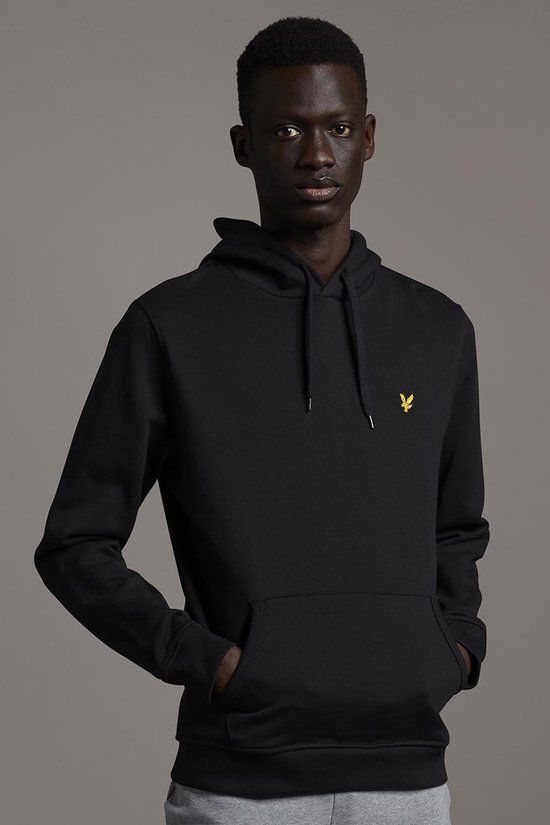 Lyle & Scott Men's Black Hoodie - Size L - Modern Fit