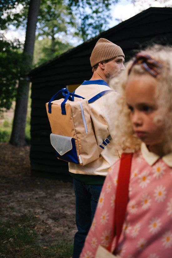 Sticky Lemon rugzak groot envelopcollectie kamp geel