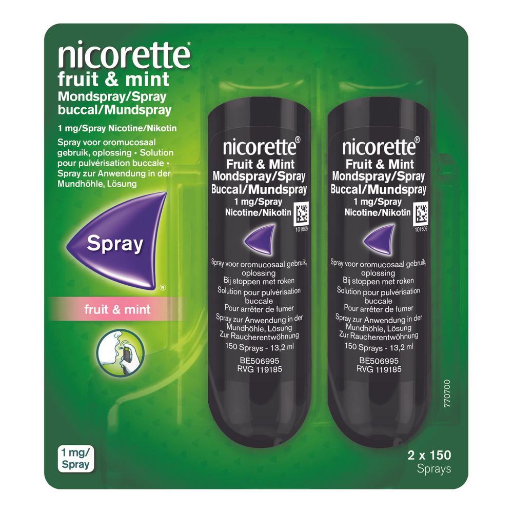 Nicorette Mondspray Fruit & Mint