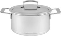 Demeyere Silver 7 Kookpan 24 cm met dubbelwandig deksel