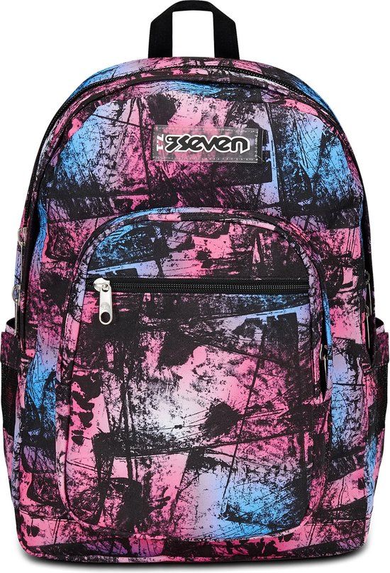 Seven 200102451-3C9 rugzak School rugzak Meerkleurig Polyester