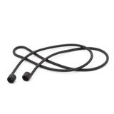 System-S 1 x siliconen houder voor AirPods hoofdtelefoon in zwart.