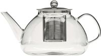 Secret de Gourmet - Theepot - glas/rvs - met filter - 1300 ml