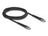 Delock USB 2.0 Kabel USB C naar USB C 2m Zwart