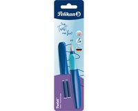 Pelikan Twist Vulpen Deep Blue M + 2x Inktpatroon