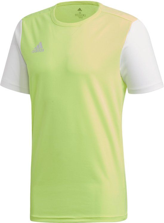 Adidas Estro 19 Sportshirt - Maat S - Mannen - geel/wit