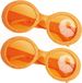 Faram Lunettes - 2 pièces - orange - paillettes - disco