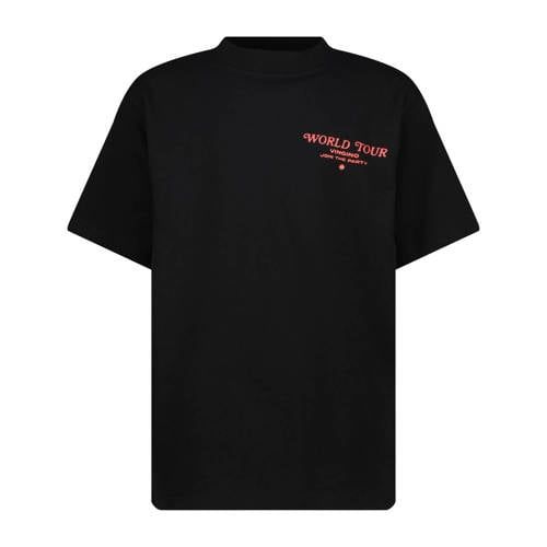 Vingino T-shirt met backprint zwart