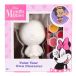 Disney Minnie Mouse schilderset, gipsfiguur om te schilderen, creatieve knutselset met kleuren en penselen, doe-het-zelf cadeau-idee vanaf 3 jaar, officieel Disney-product
