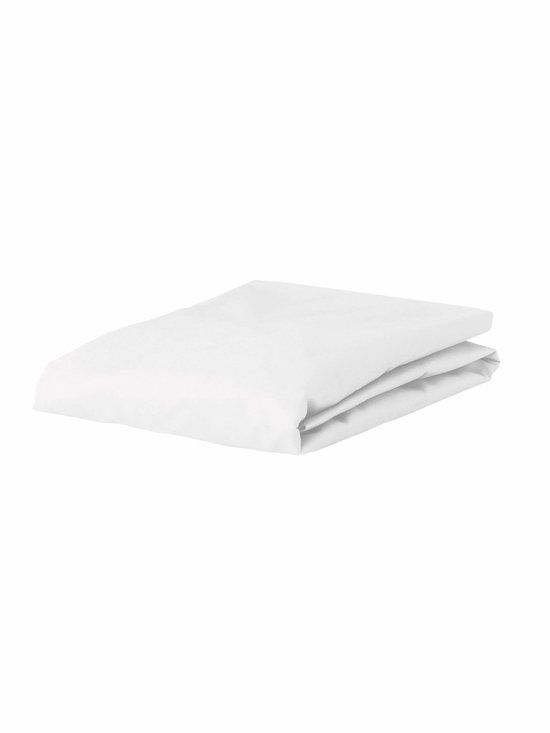 Essenza The Perfect Organic Jersey Topper Hoeslaken Wit - 180-200 x 200-220 cm