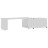 VidaXL Table basse 150x50x35 cm bois de pin blanc