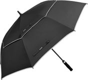 Impact Life Paraplu de golf automatique extra large ouvert 119,4 cm - Noir